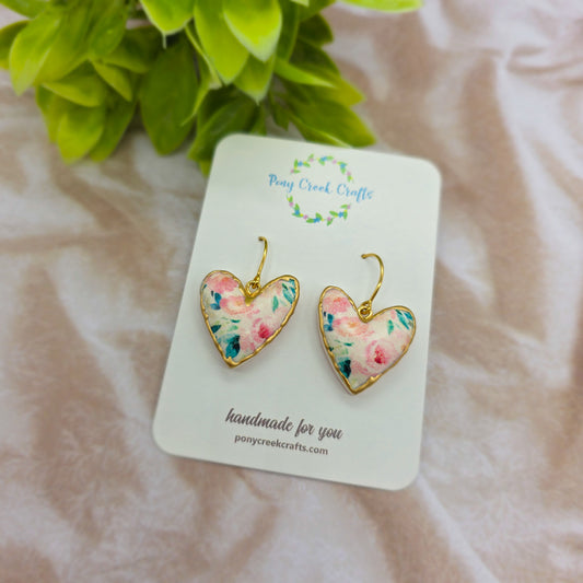 Vintage porcelain hearts